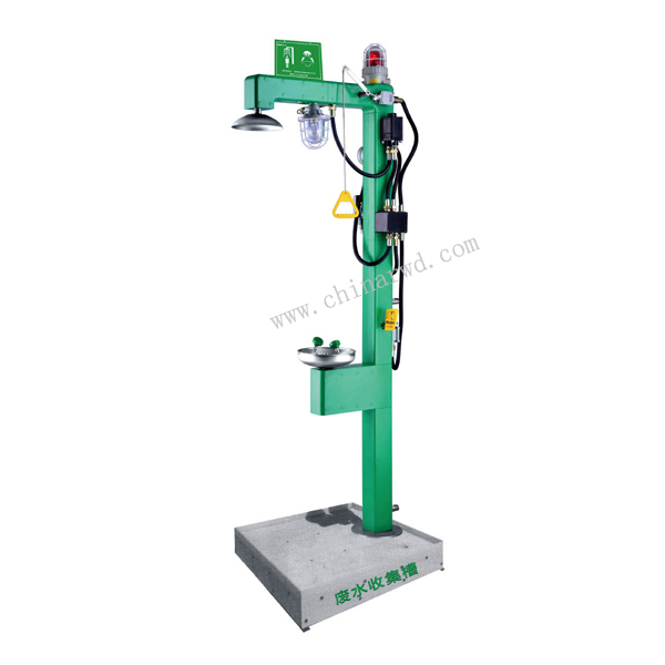 电伴热式紧急冲淋洗眼器WJH1593